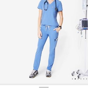 Ceil Blue YOLA skinny scrub pants - regular